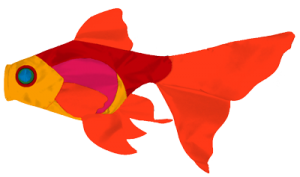 130 Fantail Goldfish E